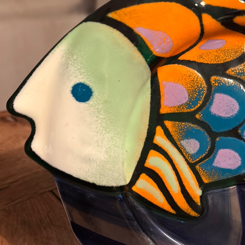 Colorful Glass Fish Decor - Picture 3 of 3